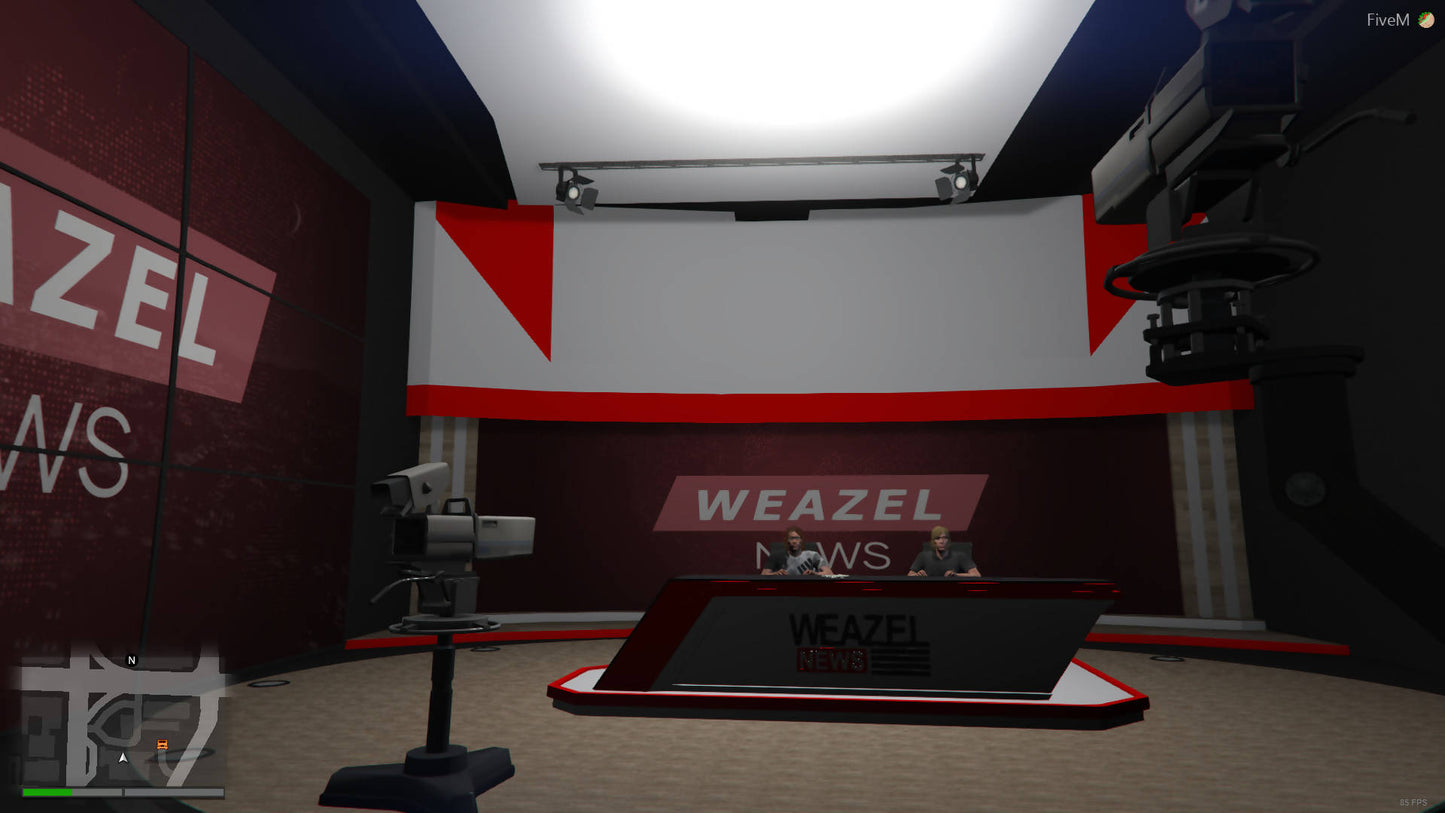 Weazel News Open MLO Interior - FiveM Mods | Modit.store