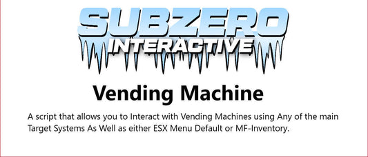 SubZero Interactive: Vending Machines - FiveM Mods | Modit.store